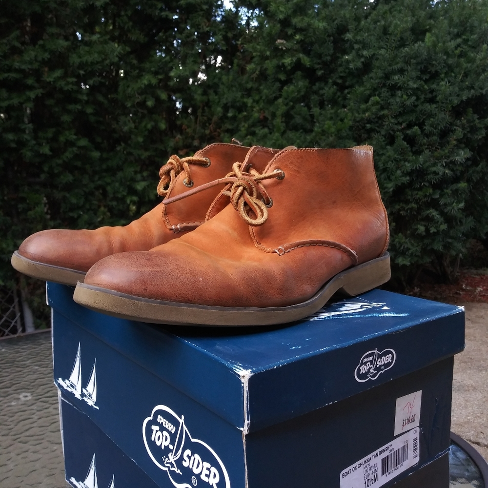 Sperry Ox Chukka Tan Brnsh